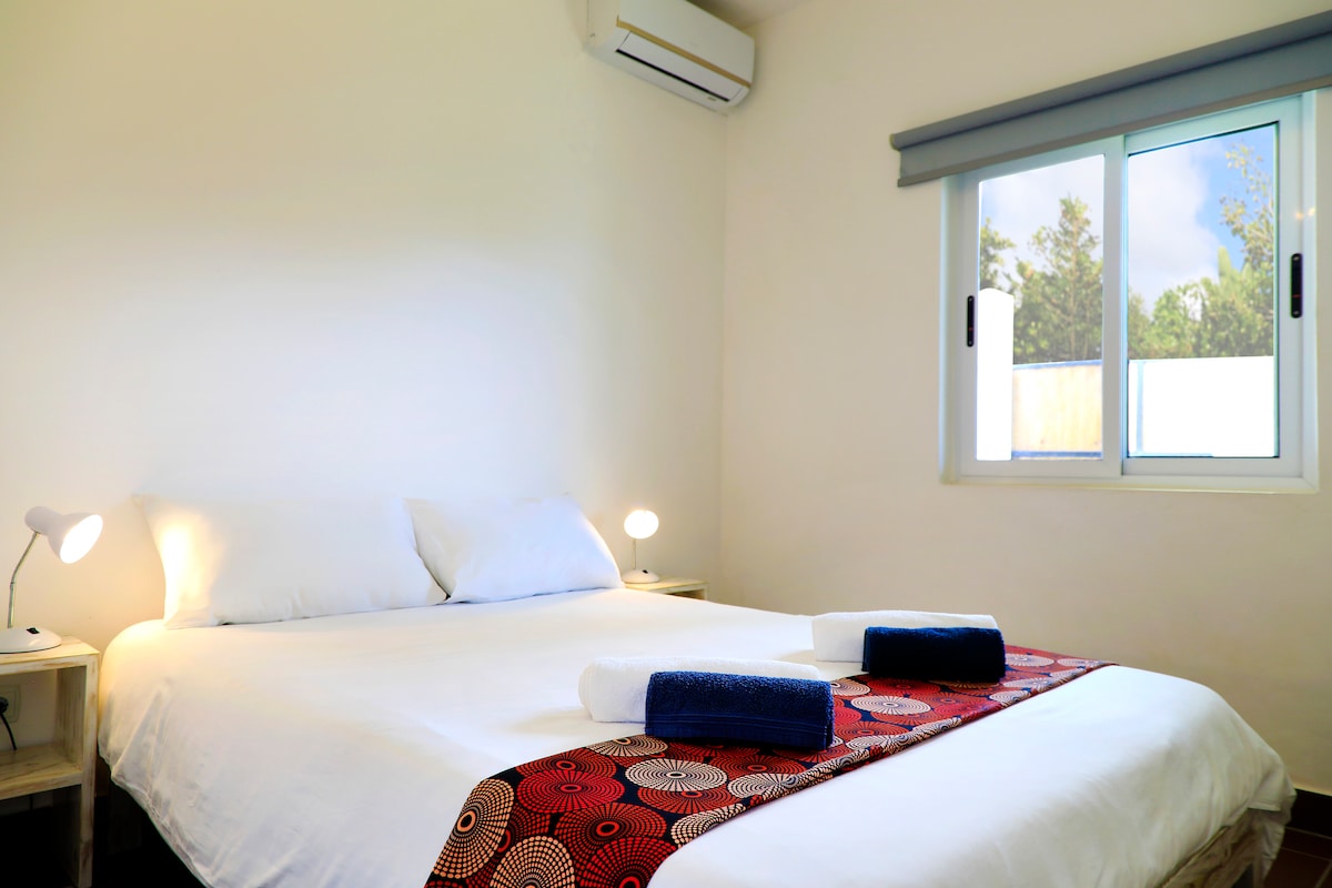 Bedroom 1 with double bed