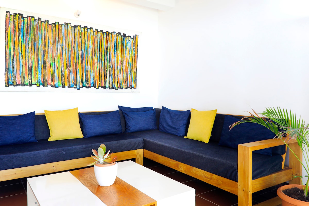 Living room at Casa das Palmeiras
